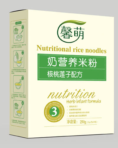 馨萌奶營養(yǎng)米粉-核桃蓮子配方