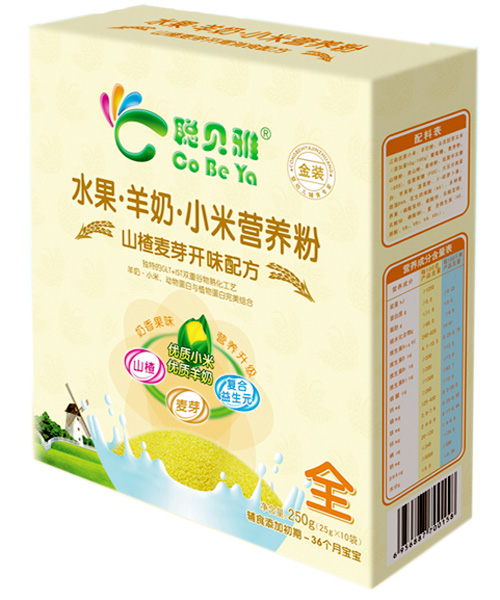 聰貝雅山楂麥芽開胃配方小米營(yíng)養(yǎng)粉