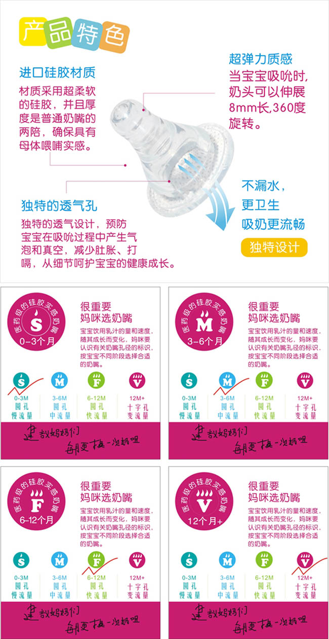 帝色福娃奶嘴介紹