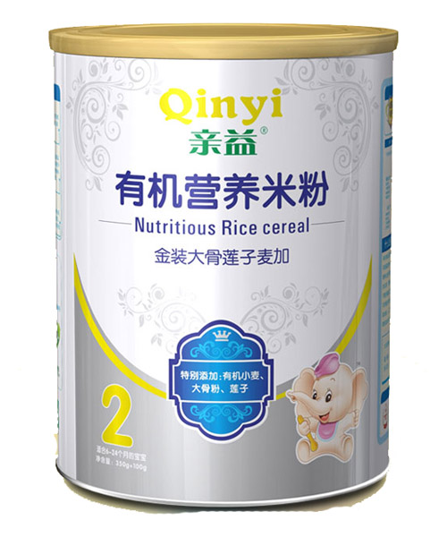 親益紙聽大骨蓮子有機(jī)營(yíng)養(yǎng)米粉2段