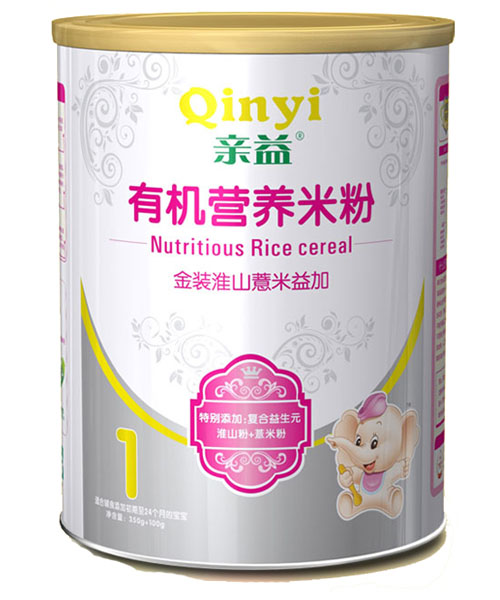 親益紙聽淮山惹米有機營養(yǎng)米粉1段