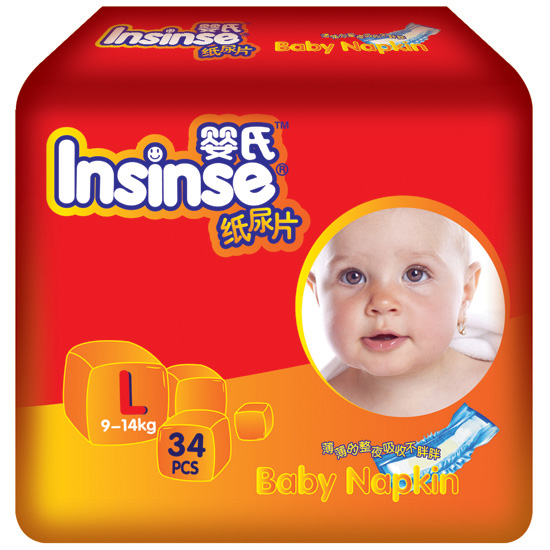 嬰氏超級薄紙尿片中包裝L碼