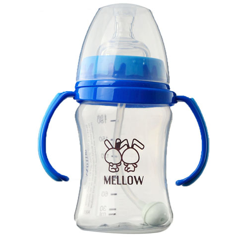 美啦美啦嬰兒藍(lán)色奶瓶