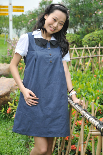 優(yōu)屏藍(lán)色醫(yī)用防輻射裙休閑型