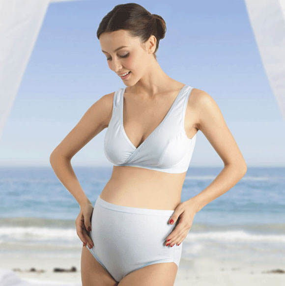 繆尚孕婦藍色內衣