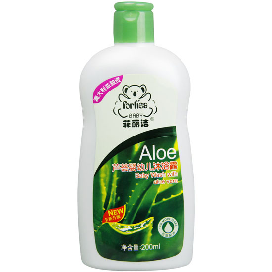 菲麗潔蘆薈嬰幼兒沐浴露200ml