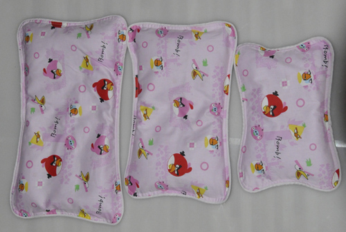 良木憤怒的小鳥枕頭粉色