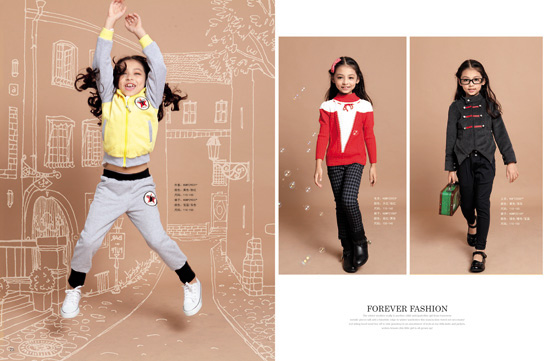 哈利玻特熊灰色運動型童裝