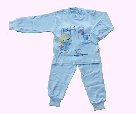 F01肩扣套裝嬰幼服(蘭)