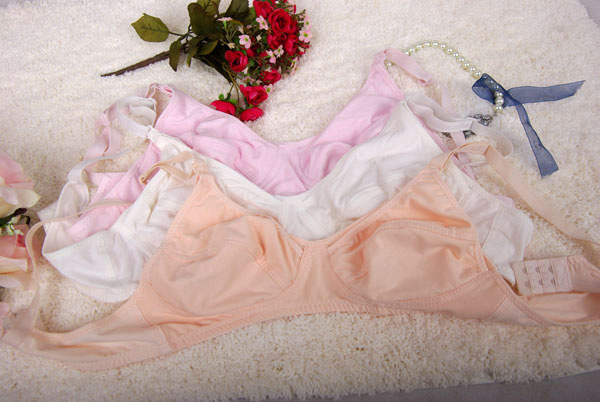 十月情純棉哺乳胸罩