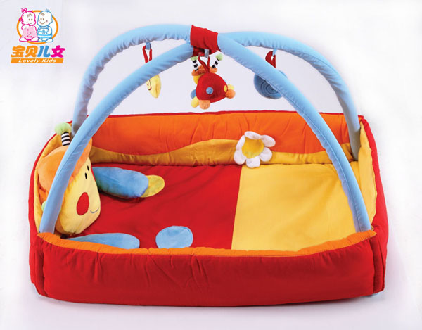 寶貝兒女小丑圍欄床