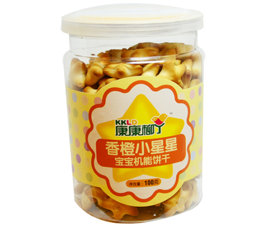 康康柳丁香橙小星星寶寶機能餅干