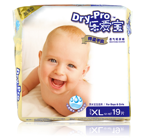 樂(lè)愛(ài)寶透氣紙尿褲XL19片