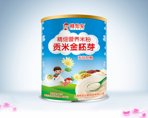 雅思寶五谷雜糧貢米金胚芽營養(yǎng)米粉罐裝