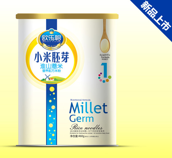 歐樂聰淮山薏米小米胚芽紙聽裝1段