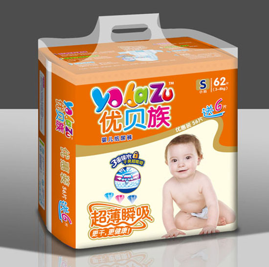 優(yōu)貝族超薄紙尿褲S碼