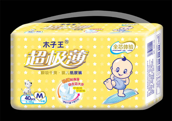 木子王超級薄芯層結(jié)構(gòu)紙尿褲M碼