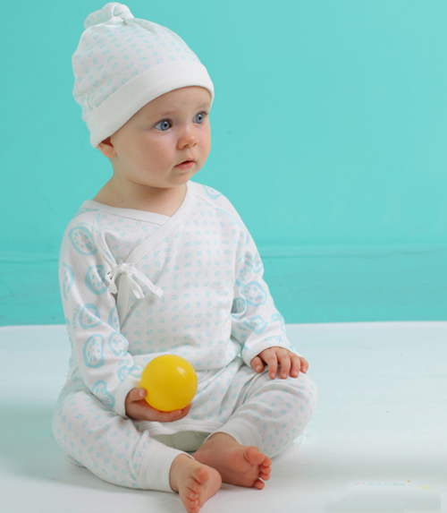 藕糖氏嬰兒內(nèi)衣藍色