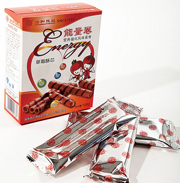 茂昌草莓酥芯能量卷108g