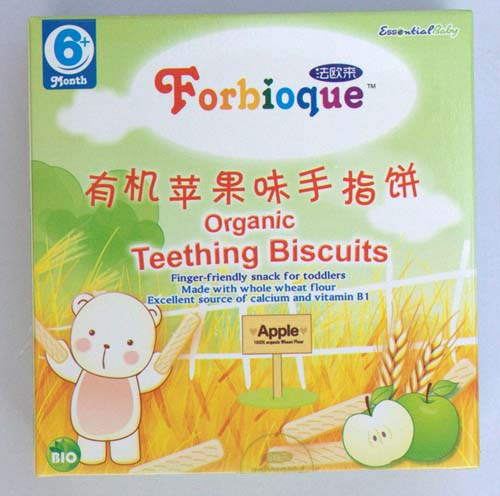 法歐來有機蘋果味手指餅