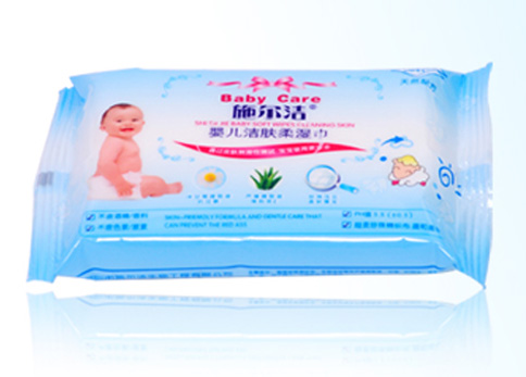 施爾潔嬰兒潔膚柔濕巾10片裝