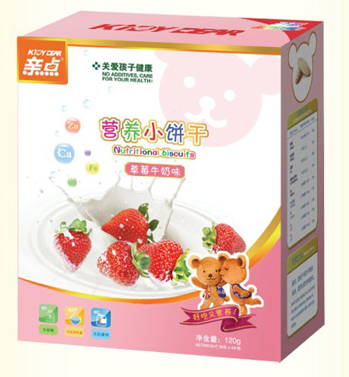 親點(diǎn)營養(yǎng)小餅干(草莓牛奶味)1