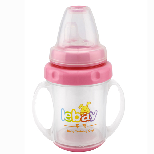 樂(lè)蓓嬰幼兒學(xué)飲杯6903粉紅色