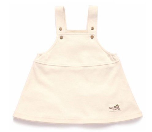 本色源雙面布背帶裙