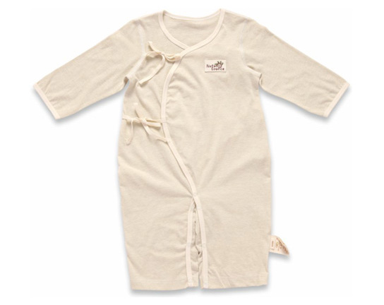 本色源長(zhǎng)袖綁帶開(kāi)檔哈衣