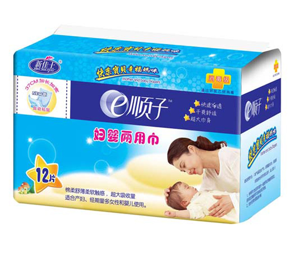 新佳士e順子?jì)D嬰兩用巾