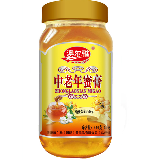 澳爾雅中老年蜜膏1000克