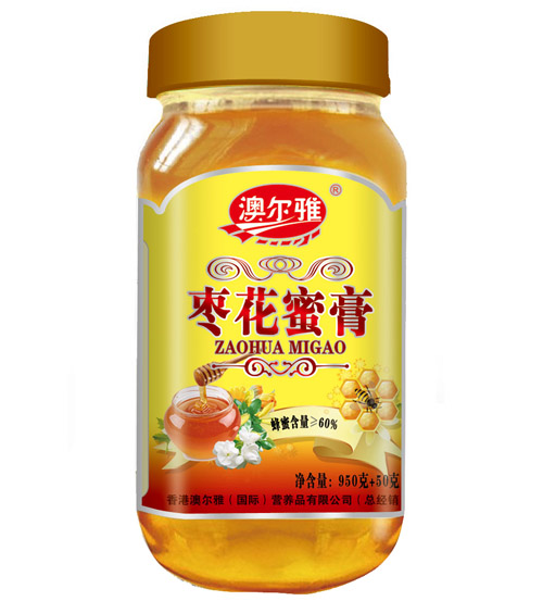 澳爾雅棗花蜜膏1000克