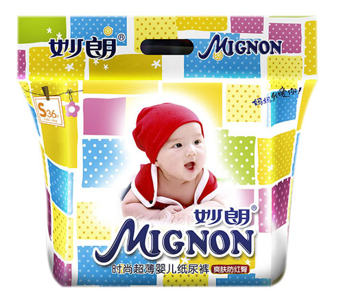妙朗時(shí)尚超薄嬰兒紙尿褲S36片