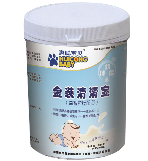 惠聰寶貝金裝清清寶益智護腸配方(8克X35袋)