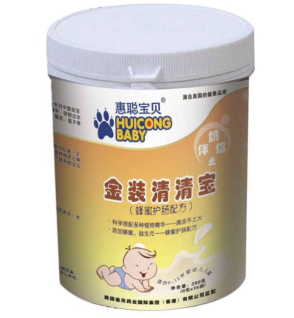 惠聰寶貝金裝清清寶蜂蜜護腸配方(8克X35袋)