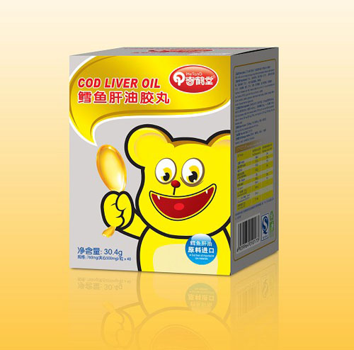 奇鶴堂鱈魚(yú)肝油膠囊