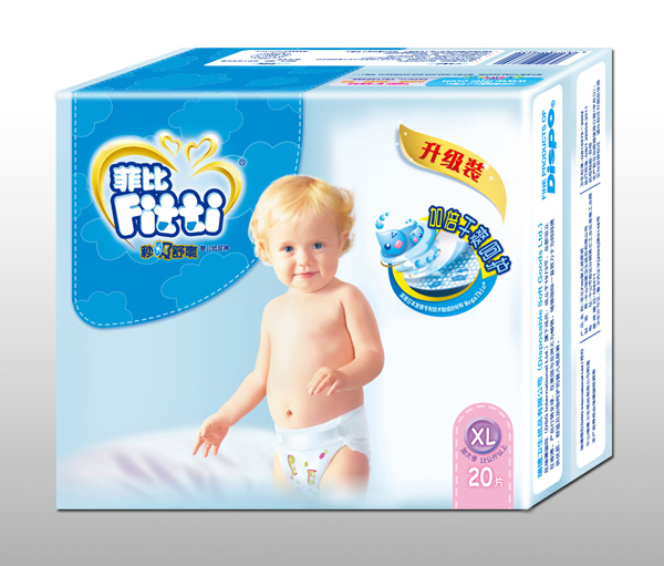 菲比秒吸舒爽嬰兒紙尿褲XL20片