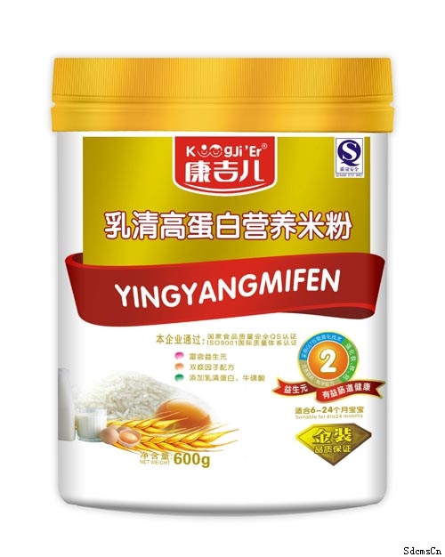 康吉兒乳清高蛋白營養(yǎng)米粉2段