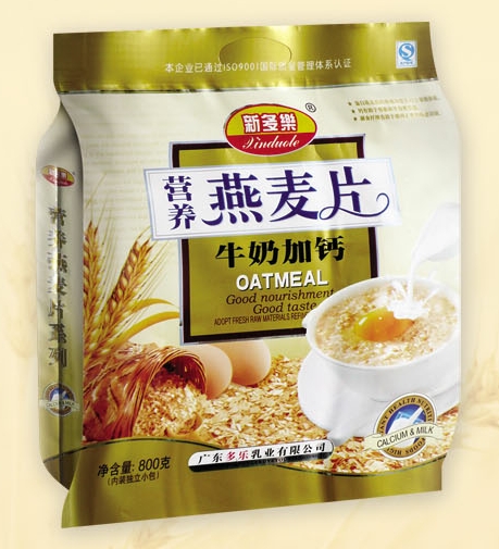 新多樂牛奶加鈣營養(yǎng)燕麥片