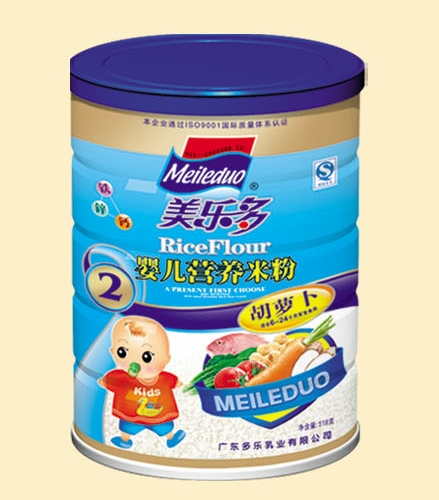 美多樂(lè)胡蘿卜嬰兒營(yíng)養(yǎng)米粉2段