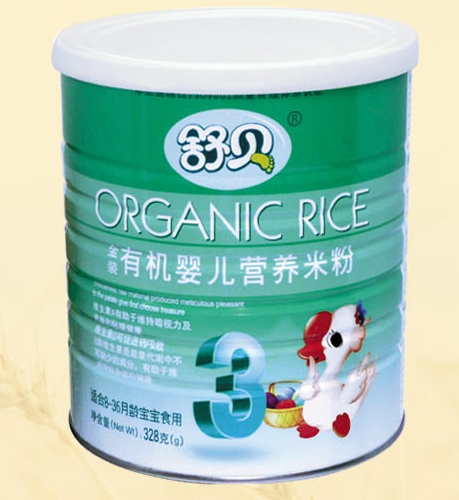 舒貝有機(jī)嬰兒營(yíng)養(yǎng)米粉3段