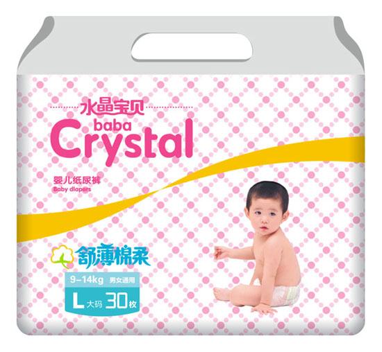 水晶寶寶舒薄棉柔紙尿褲