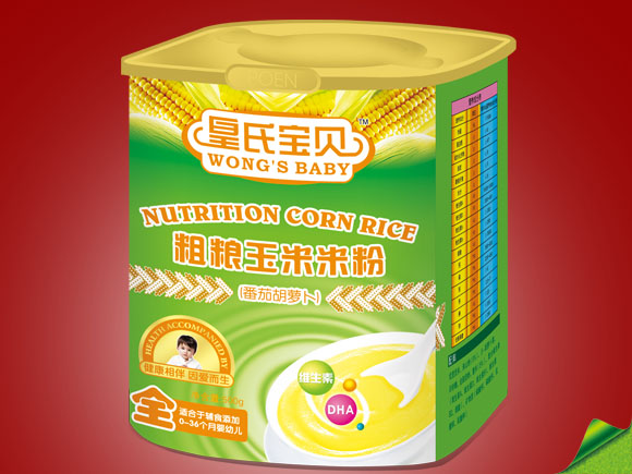 皇氏寶貝番茄胡蘿卜粗糧玉米米粉