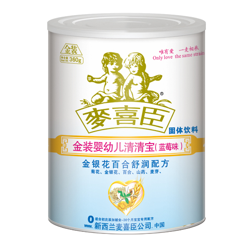 麥喜臣金裝嬰幼兒清清寶藍(lán)莓味(聽(tīng)裝)