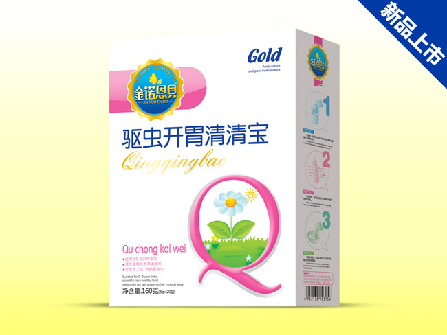 金諾恩貝盒裝驅蟲開胃清清寶