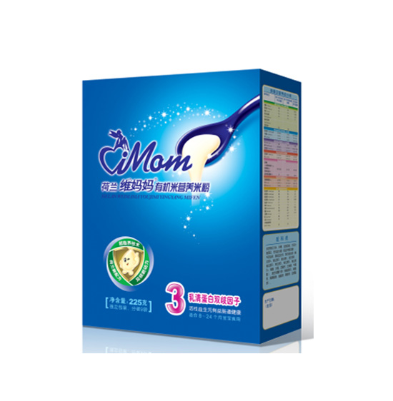 維媽媽盒裝營(yíng)養(yǎng)米粉乳清蛋白雙歧因子