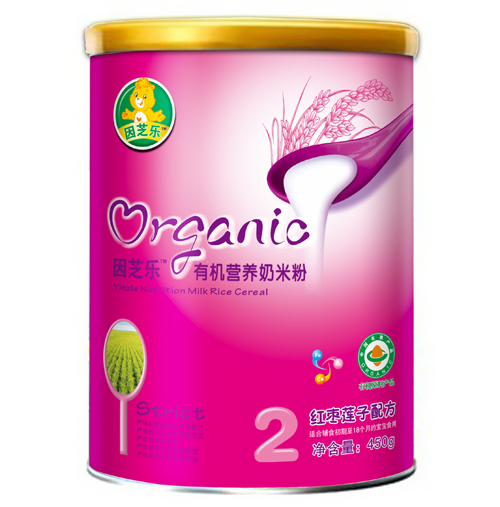 因芝樂(lè)聽(tīng)裝有機(jī)營(yíng)養(yǎng)奶米粉2段
