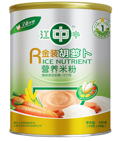 江中胡蘿卜聽裝營養(yǎng)米粉