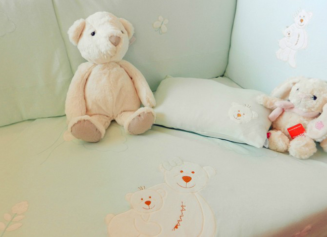 喜樂寶淺綠床品三件套