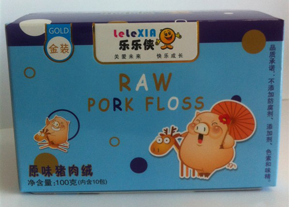 樂樂俠金裝原味豬肉絨